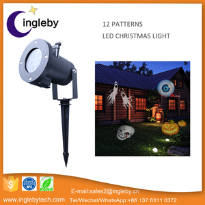 12 diapositive <span class=keywords><strong>easy</strong></span> change proiettore laser combinare il LED Di Natale luce esterna impermeabile IP 65 - Product Image 1