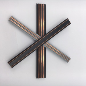 Tiêu Chuẩn Châu Âu Sáu Dây Đùn PVC/ABS/PC Nhựa Chèn Vòng Đồng Hướng Dẫn Đường Sắt - Product Image 1