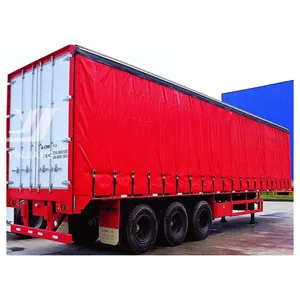 Heavy Duty Truck Side Curtain Customized PVC Tarpaulin Pvc Coated Other Fabric Woven Plain Water Resistant Make-to-order