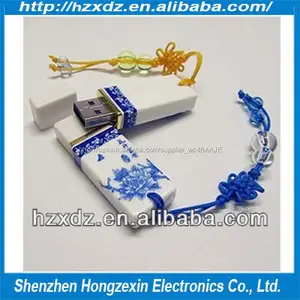 üreticileri satış USB flash sürücü mavi ve beyaz porselen/tam kapasite kalem sürücü 8gb