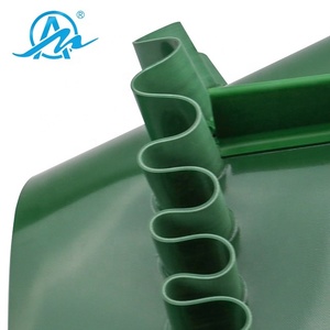 Groene Pvc Gegolfde Zijwand Transportband Speciale Verwerking Instelbare Snelheid Voor Productie Fabriek Baffle Toevoeging - Product Image 6