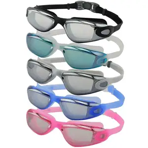 Yüzmek gözlük, yüzme gözlükleri hiçbir sızıntı Anti sis UV koruma ücretsiz koruma kılıf ile triatlon yüzmek gözlük yetişkin için