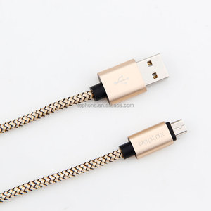 Teléfono Móvil nylon trenzado <span class=keywords><strong>USB</strong></span> <span class=keywords><strong>2.4</strong></span> a <span class=keywords><strong>micro</strong></span> B cable de carga para Samsung Android dispositivos - Product Image 4