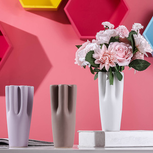 Únicos Flor de cerámica Floral decorativo florero para <span class=keywords><strong>la</strong></span> decoración de mesa de contenedor de <span class=keywords><strong>la</strong></span> planta florero de cerámica Bud - Product Image 2