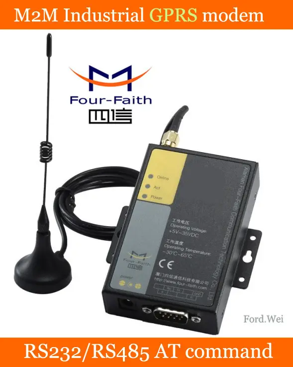 Dispositif de récepteur de sms, livraison gratuite Compteur d'eau numérique, modem de série f2103, wi-fi, gsm