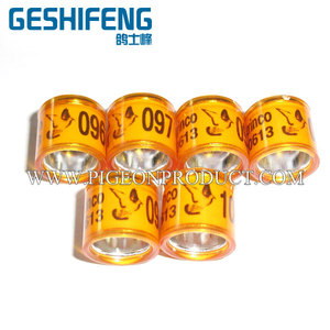 Duif Voetring Hot Koop Band Pegion Ring Vogel Voet Ring Vogel Bands