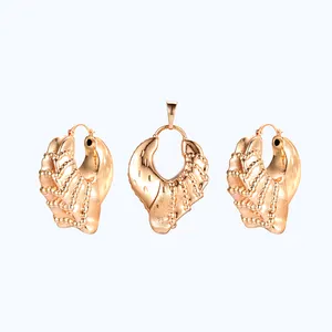 65039 xuping china wholesale Africa style horn jewelry set for women