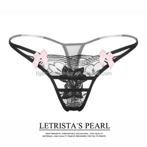 Pizzo con fiocco carino Sexy giovani ragazze trasparenti perizoma <span class=keywords><strong>mutandine</strong></span> per la <span class=keywords><strong>vendita</strong></span> - Product Image 3