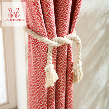 Accueil Textile Bindi CYR002-R Fantaisie Conceptions Noble Rideau D'occultation