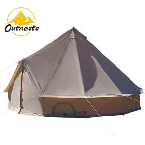 <span class=keywords><strong>Tente</strong></span> en toile de coton imperméable pour adultes, camping <span class=keywords><strong>indien</strong></span> en plein air, sonnette pour <span class=keywords><strong>tipi</strong></span>, Offre Spéciale - Product Image 1