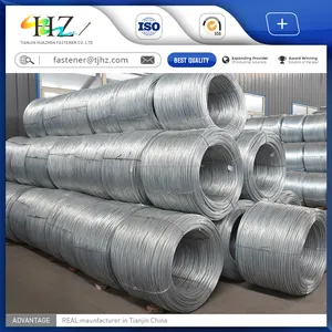 Directo de fábrica venta de galvanizado de alambre de acero de alto carbono varilla