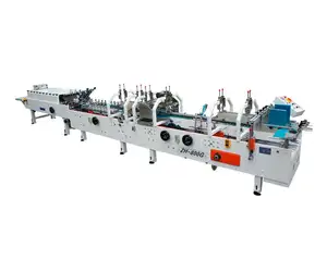 ZH-880G Hoge Snelheid Automatische Map Gluer met Crash-Lock Bodem