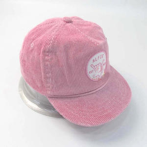 Casquette Snapback en velours côtelé rose bébé, personnalisable avec <span class=keywords><strong>logo</strong></span> de marque de mode, pour printemps et automne - Product Image 3
