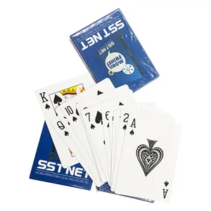 Atacado cartões de jogo colorido-Frente e verso personalizado full color impresso jogando cartas