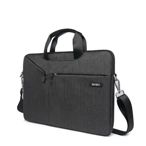 WiWU Laptop Bag Case 15.6 15.4 14.1 13.3 17.3 Messenger Bags voor Mac Book Air 13 Case Waterdichte Notebook Tas voor Mac Book Pro