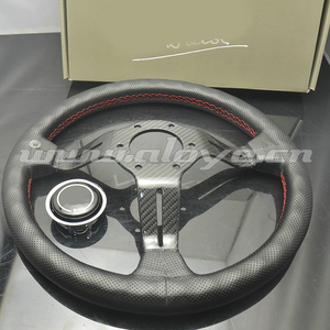 Roda Kemudi Mobil Balap Serat Karbon Kustom 350MM - Product Image 5