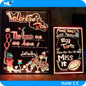 Diy LED Acrylic Bảng Viết/Thay Đổi Màu Sắc LED Bảng Menu Flash/Xóa LED Backlit Bảng Hiển Thị - Product Image 6