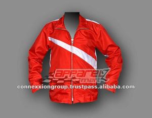 Veste en laine coupe-vent de grande taille avec tissu brodé respirant, confortable et élégante - Product Image 1
