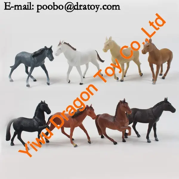 Colecionável 8 peças estátua de cavalo