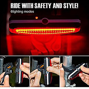 Feu vélo rouge à led, nouveau <span class=keywords><strong>design</strong></span> 2020, ensemble éclairage avant et arrière pour bicyclette - Product Image 5