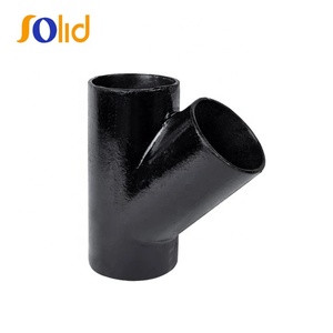 ANSI/ASME b16.9 áp lực cao 45 độ buttwelded thép carbon bên <span class=keywords><strong>TEE</strong></span> <span class=keywords><strong>Y</strong></span> <span class=keywords><strong>TEE</strong></span> Ống phù hợp cho hóa chất PVC kẽm - Product Image 1