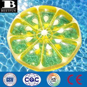 Flotador Inflable de PVC Resistente con Logotipo Personalizado, Forma de Sandía, Cama de Aire Redonda con Diseño de Rodaja de Fruta para Broncearse en la Playa, <span class=keywords><strong>Lago</strong></span> o Piscina - Product Image 4