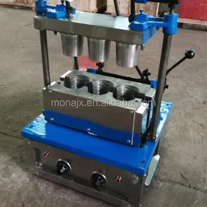 Automatico di controllo del PLC cono gelato wafer biscotto che fa la macchina