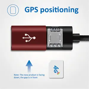 Mini Alarm GPS Intelligent Tracking Locator USB Data Cable Charging Cable Car Locator Line Locater AGPS Cable