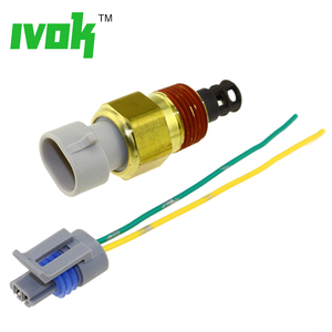 De carga de aire Temperatura Sensor de temperatura para GM IAT MAT actuar con 2-forma Terminal hembra ranura Kit de conector de 25036751 a 25037225