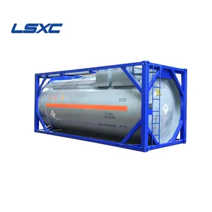 ASME, IMDG, ADR, CSC, ISO 20 feet UN portable T50 liquid chlorine tank container