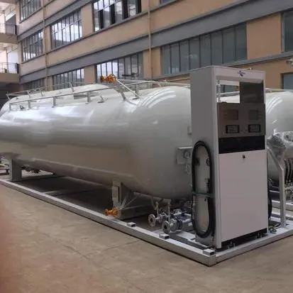 20000 liter 11,5 mt mobile autogas skid tankstelle