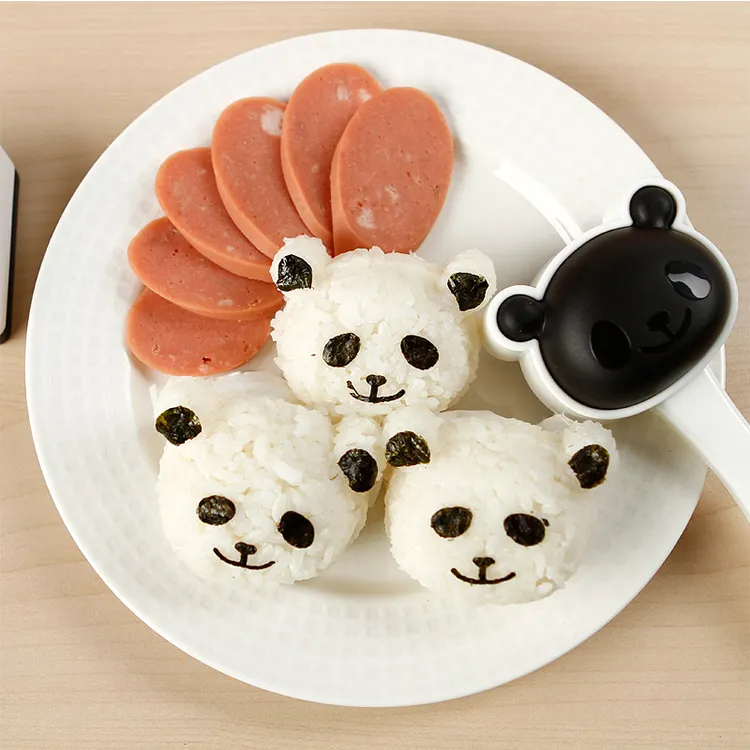 Panda Rice Ball Molde Kit Rice Scooper great for Bento Lunches and Sushi party's