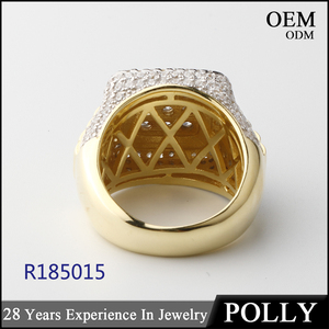 <span class=keywords><strong>Bague</strong></span> en argent glacé <span class=keywords><strong>pour</strong></span> hommes, anneau Hip Hop en diamant, modèles <span class=keywords><strong>de</strong></span> bagues en or, pendentif chi, vente en gros, nouvelle mode - Product Image 6