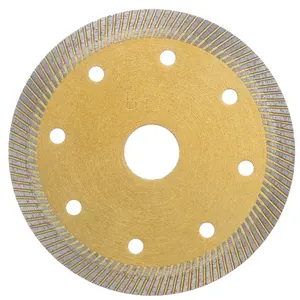 Smooth Cutting 105mm Continuous Edge Diamond Saw Blade For Tile Cutting