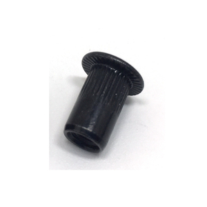 Tuerca de remache M3 <span class=keywords><strong>M8</strong></span> Acero Negro M6 Cabeza plana pequeña Rosca Remache tuerca de remache moleteado - Product Image 1