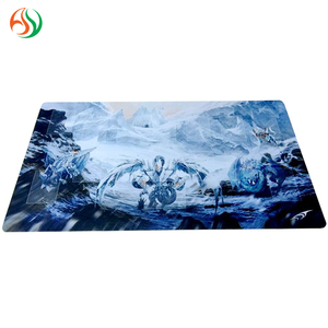Verwarmde waterdichte gaming muismat met aangepaste print, rubberen mat met gepersonaliseerd logo, 24x14 inch vierkant, REACH/ROHS gecertificeerd, op voorraad - Product Image 1