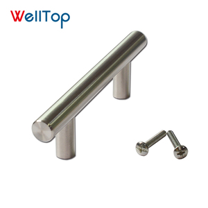 Tay Cầm Tủ Bằng Thép Không Gỉ Cửa Nhà Bếp T Bar Tay Cầm Thẳng Kéo Núm Đồ Nội Thất Phần Cứng VT-01.001 - Product Image 5