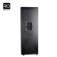 RQSONIC WI215 Passive DJ Haut-Parleur De Scène Professionnel Audio En Bois 2*15 ''Haute Puissance 500W Noir Speakon Gamme Complète Passif 3" KSV