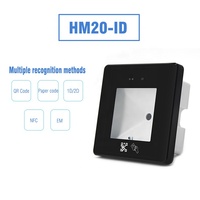 Lecteur de code-barres HM20-ID avec lecteur de carte d'identité, code QR, Wiegand, TTL, RS232, RS485