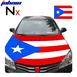 Vente en gros de haute qualité différents drapeaux nationaux spandex drapeau latéral de voiture capot de moteur