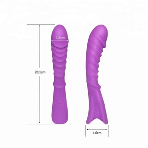 Vibrador vaginal em forma de peixe, masturbação, vibrador massageador de dildo