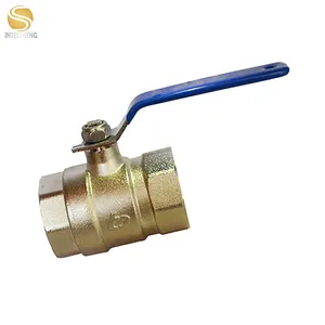 Female*Female Hpb59-1/Cw617n material brass copper 1/2 inch water ball valve with long handle