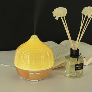 Tecnología 2025 Vidrio de madera real Hermoso difusor de aceite esencial con difusor decorativo moderno para el hogar - Product Image 4