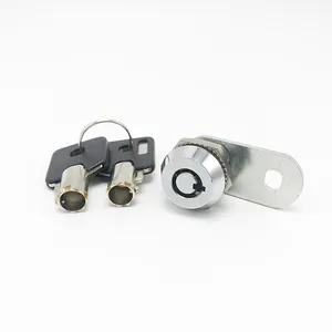 ANLI high security hidden furniture cabinet cam lock door lock mini stainless steel tubular cam lock with key