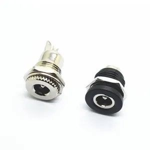 Conector de tomada dc, 5.5mm dc fêmea à prova d'água tomada de energia dc