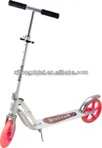 Mainan untuk orang dewasa dengan istirahat oxelo panas aluminium roda besar tendangan skuter