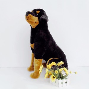 Levensgrote politie hond pluche speelgoed pluche hond dat look real - Product Image 2