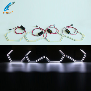 LED <span class=keywords><strong>Halo</strong></span> M4, estilo icónico, Ojos de Ángel, hexágono para B.MW 2 3 4 5 Series F30 F32 F82 F80 (M3/M4) M5 E90 E92 - Product Image 3