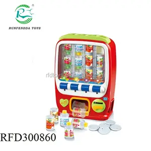 Groothandel Kids Pretend Plastic Mini Elektrische Vending Drinken Machine Speelgoed