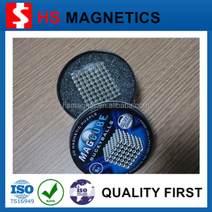 5 mm bola magnética 216 unids neodimio esfera imanes con la caja - Product Image 1